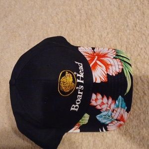 Boars Head Floral Baseball Hat